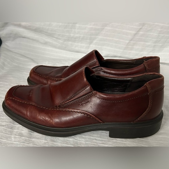ECCO Mens Brown Leather Loafer Casual Dress Shoes U.S. 9 - 9.5 EU 43 main image 6